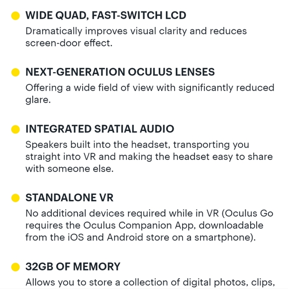 Oculus Go VR headset + case 32gb - Picture 15 of 16